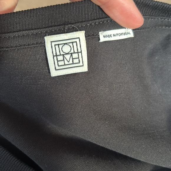 Totem Cotton Tee Dress in Black - Picture 5 of 8